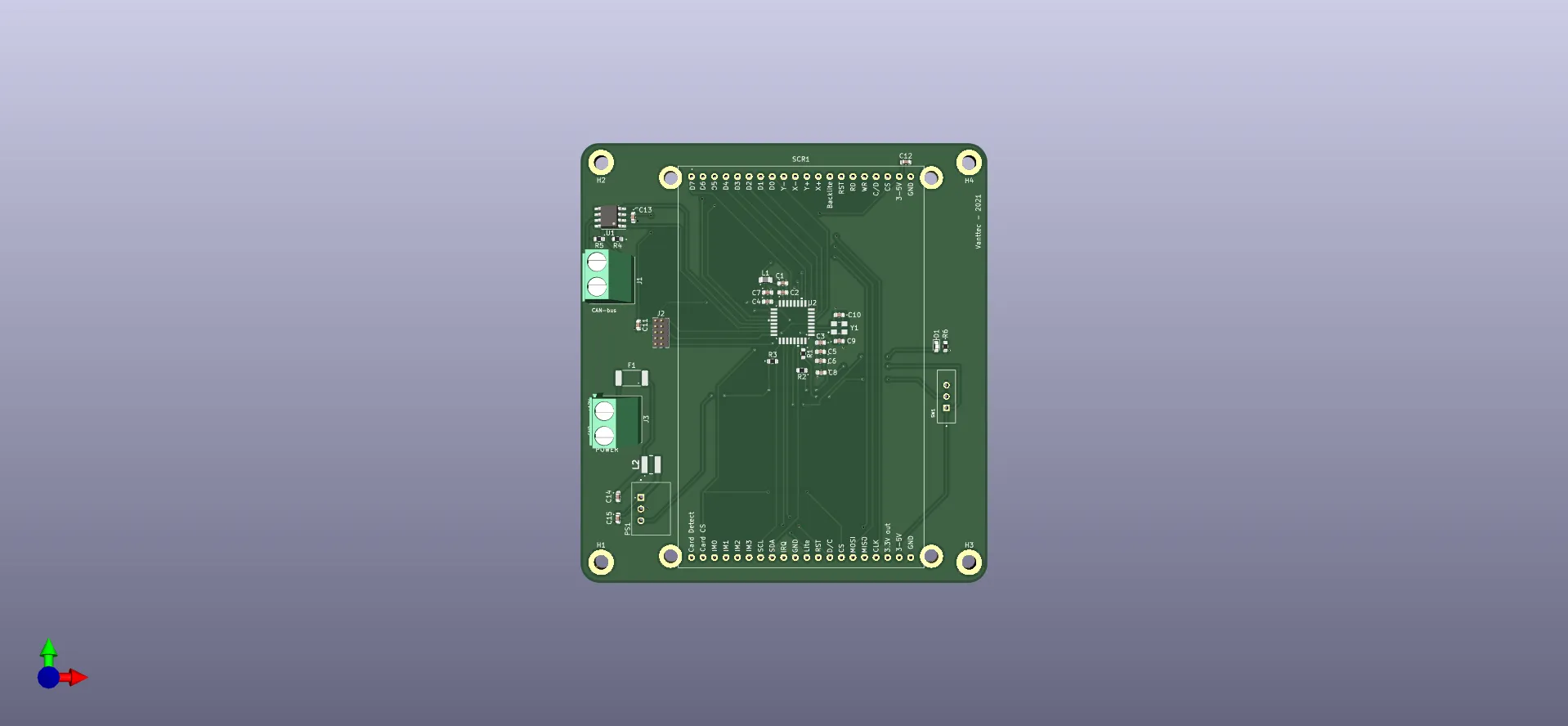 front view PCB